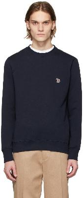 PS by Paul Smith Navy Zebra Logo Sweatshirt