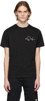 PS by Paul Smith Black Monkey Wave T-Shirt