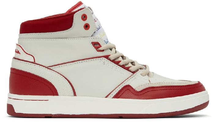PS by Paul Smith Red & White Lopes Sneakers