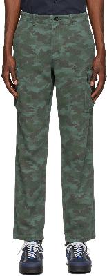 PS by Paul Smith Green Camo Military Cargo Pants