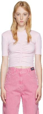 Pushbutton Pink Front-Line T-Shirt