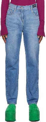 Pushbutton Relaxed Fit Jeans