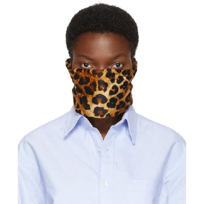 R13 Tan Leopard Facescarf