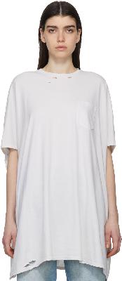R13 White Oversized Boxy T-Shirt