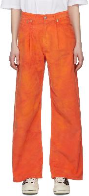 R13 Orange Damon Trousers