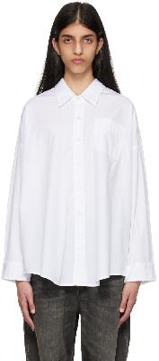 R13 White Cotton Shirt