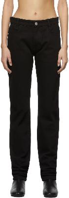 Raf Simons Black Smiley Edition Slim-Fit Jeans