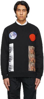 Raf Simons Black Sterling Ruby Edition Patches Sweatshirt