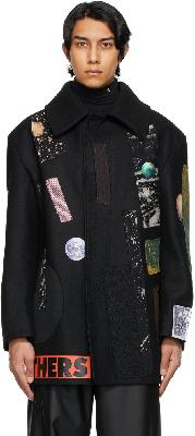 Raf Simons Black Sterling Ruby Edition Patches Jacket