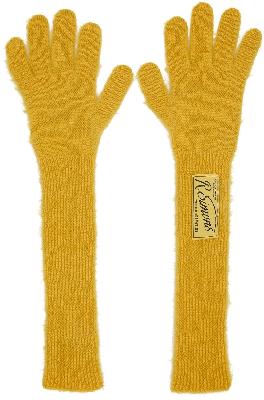 Raf Simons Yellow Label Long Knit Gloves