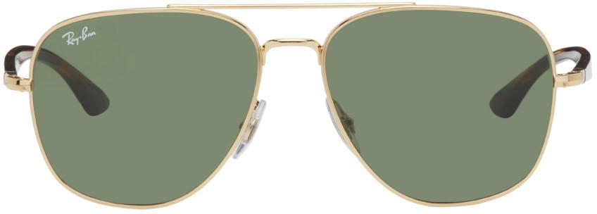 Ray-Ban Gold RB3683 Sunglasses