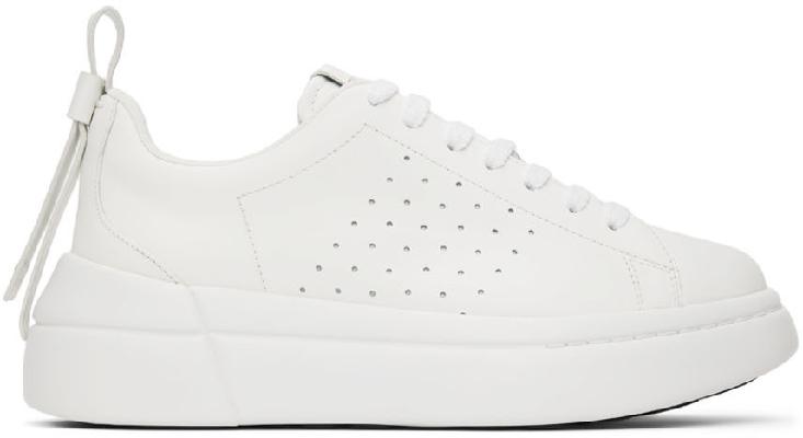 RED Valentino White Bowl Sneakers