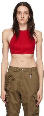 Reese Cooper Red Cotton Tank Top