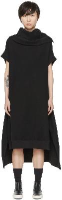 Regulation Yohji Yamamoto Black Fleece Midi Dress