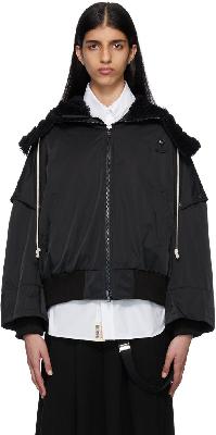 Regulation Yohji Yamamoto Black Detachable Sleeves Jacket