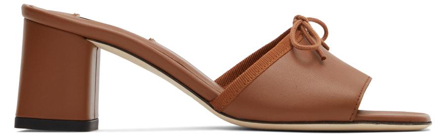 Repetto Brown Tiba Heeled Sandals