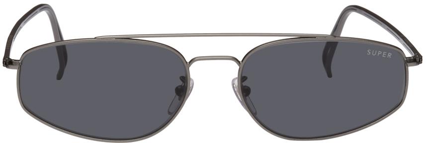RETROSUPERFUTURE Grey & Black Tema Sunglasses