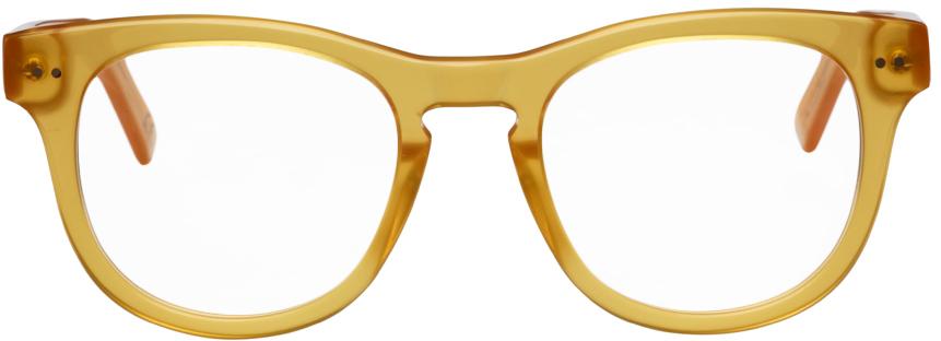 RETROSUPERFUTURE Yellow Numero 81 Glasses