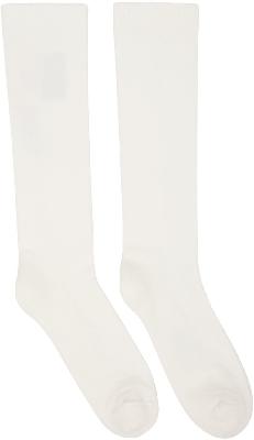 Rick Owens Drkshdw Off-White Graphic Logo Socks