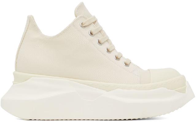 Rick Owens Drkshdw Off-White Abstract Sneakers