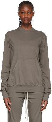 Rick Owens Drkshdw Taupe Organic Cotton Sweater