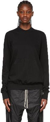 Rick Owens Drkshdw Black Organic Cotton Sweatshirt