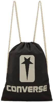Rick Owens Drkshdw Black Converse Edition Polyester Backpack