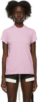 Rick Owens Drkshdw Pink Small Level T-Shirt