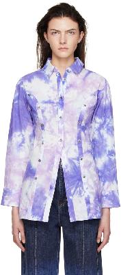 Rokh Purple Cotton Shirt