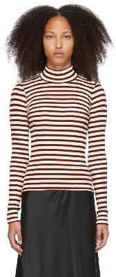Rosetta Getty Multicolor Mercerized Cotton Vintage Stripe Sweater