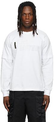 sacai White 'Get Lifted' Long Sleeve T-Shirt