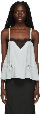 sacai Grey Lace Suiting Camisole