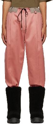 sacai Pink Cotton Trousers