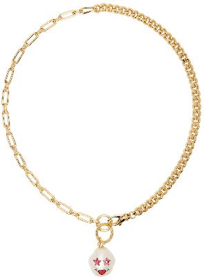 Safsafu SSENSE Exclusive Gold Star Cotton Candy Necklace