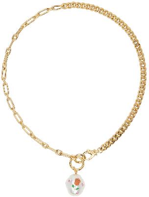 Safsafu SSENSE Exclusive Gold Jelly Beans Necklace