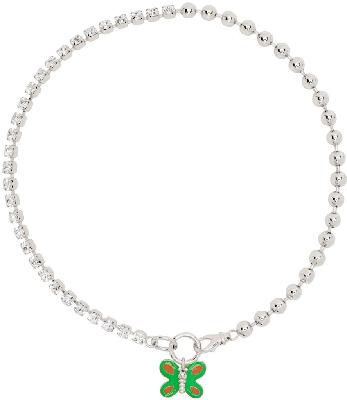 Safsafu Silver Papillon Necklace