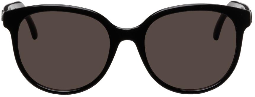 Saint Laurent Black SL 317 Oval Sunglasses
