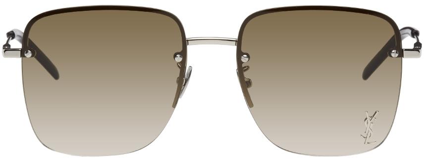 Saint Laurent Silver SL 312 Sunglasses