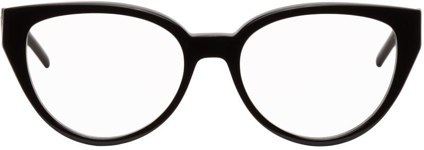 Saint Laurent Black Crystal Glasses