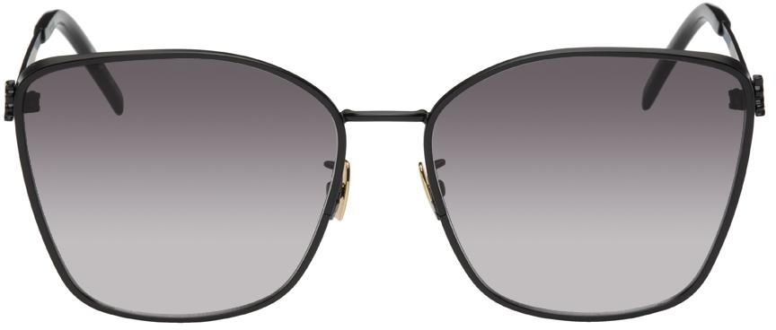 Saint Laurent Black SL M98 Square Sunglasses