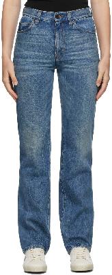 Saint Laurent Blue 60s Straight Jeans