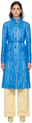 Saks Potts Blue Amalie Leather Jacket