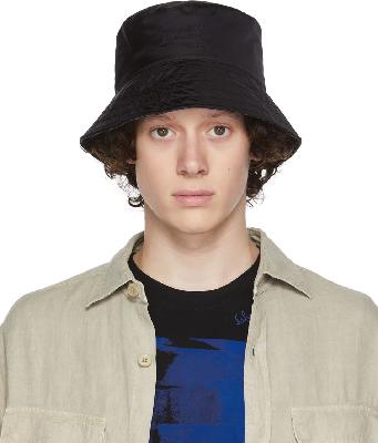 Salvatore Ferragamo Reversible Black Bucket Hat