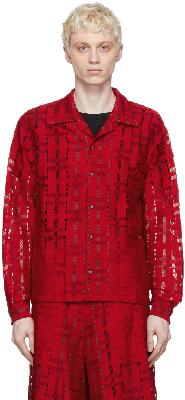 Sasquatchfabrix. Red Acetate Shirt