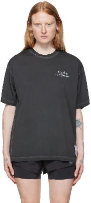Satisfy Black Polyester T-Shirt