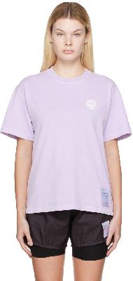 Satisfy SSENSE Exclusive Purple DermaPeace T-Shirt