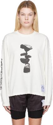 Satisfy SSENSE Exclusive Off-White DermaPeace Long Sleeve T-Shirt
