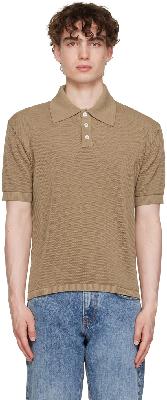 Second/Layer SSENSE Exclusive Brown Polo