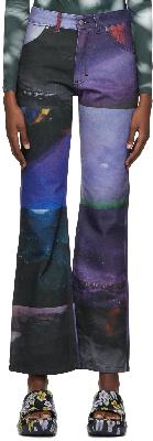 Serapis Purple Let The Sea Resound And All That Is In It: Part 2 (Hippocampus) Jeans