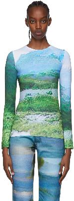 Serapis Green Recycled Polyester Long Sleeve T-Shirt